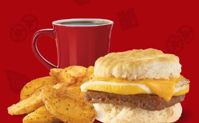 Wendy's Sausage, Egg & Cheese Biscuit Combo