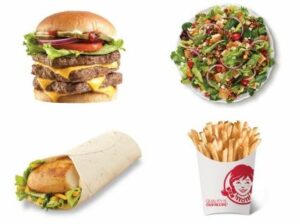 Wendy's Healthy Menu with Prices